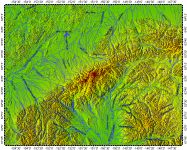 Mount Denali (McKinley), topography